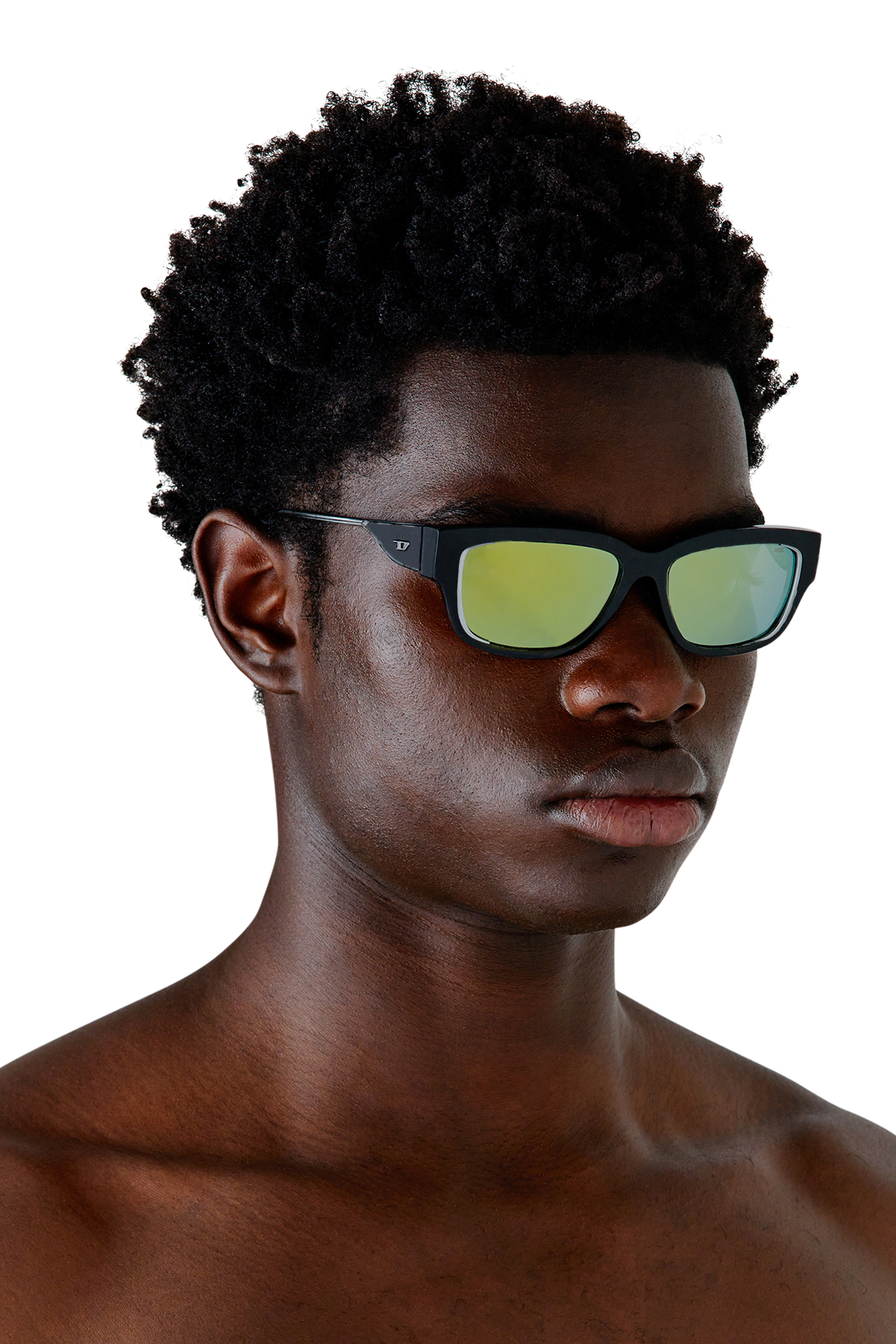 Diesel - 0DL2002 SIZE 56, Unisex's Rectangle sunglasses in Smoke Havana/Peacock - 5