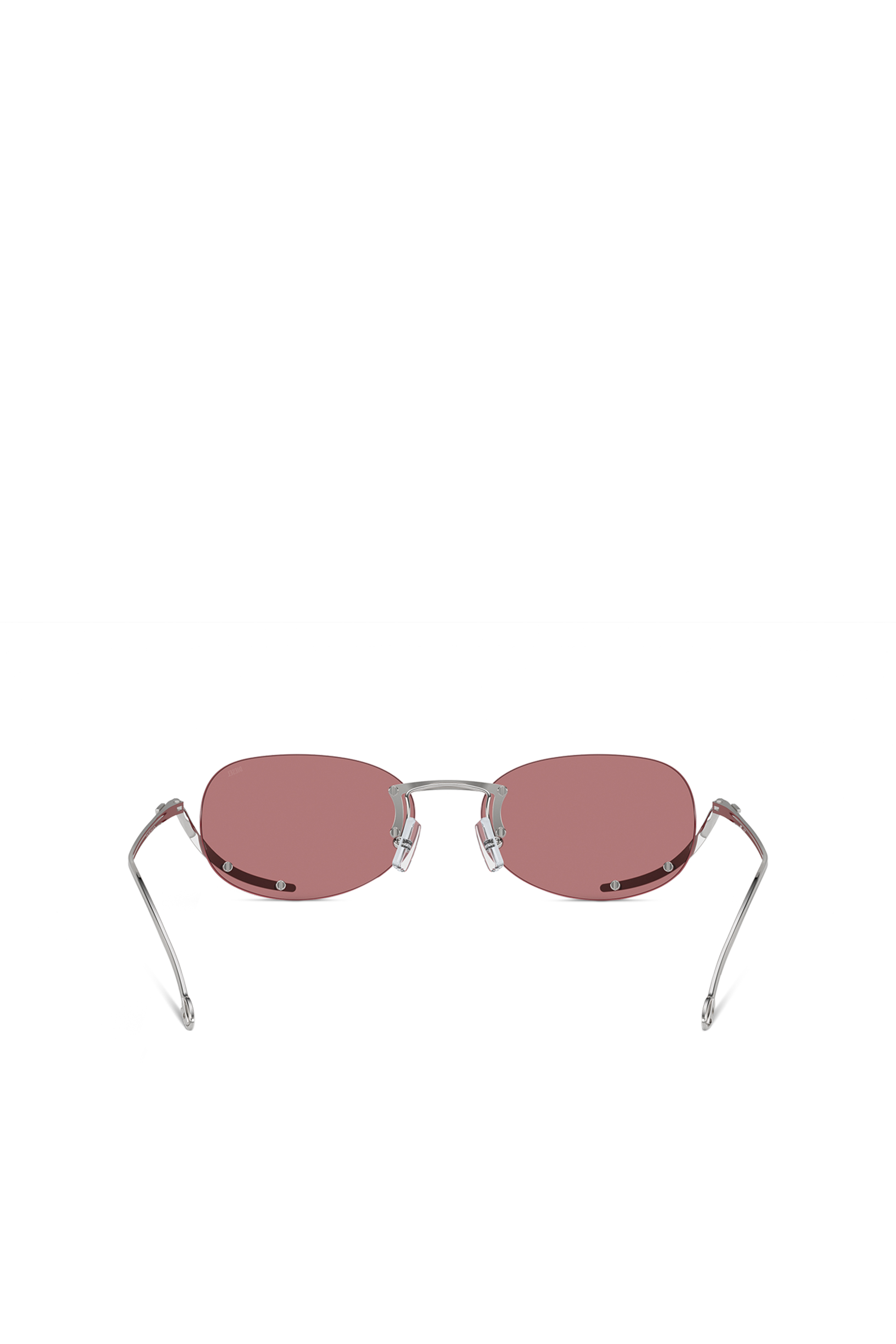 Diesel - 0DL1004, Unisex's Oval sunglasses in Pink - 4