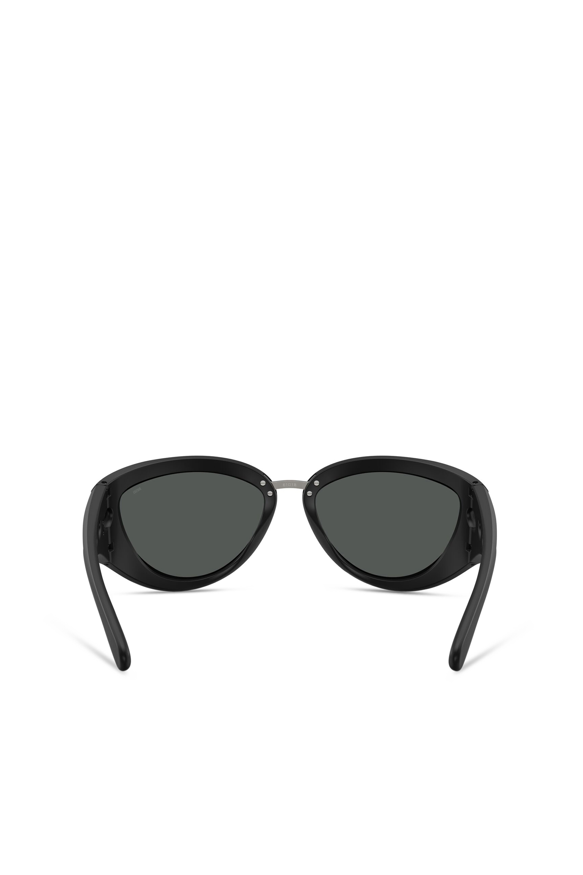 Diesel - 0DL3007U, Unisex's Cat-eye style sunglasses in Black - 4