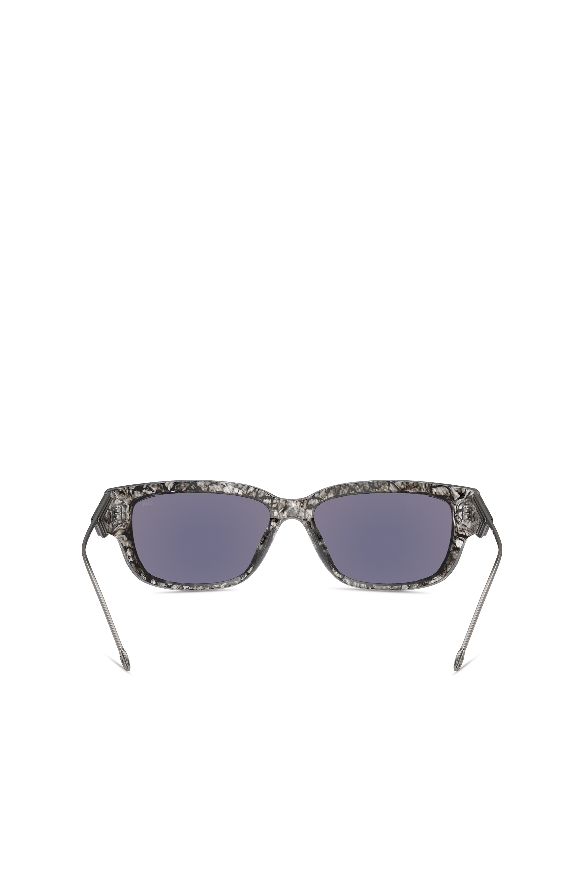 Diesel - 0DL2002 SIZE 56, Unisex's Rectangle sunglasses in Smoke Havana/Peacock - 4