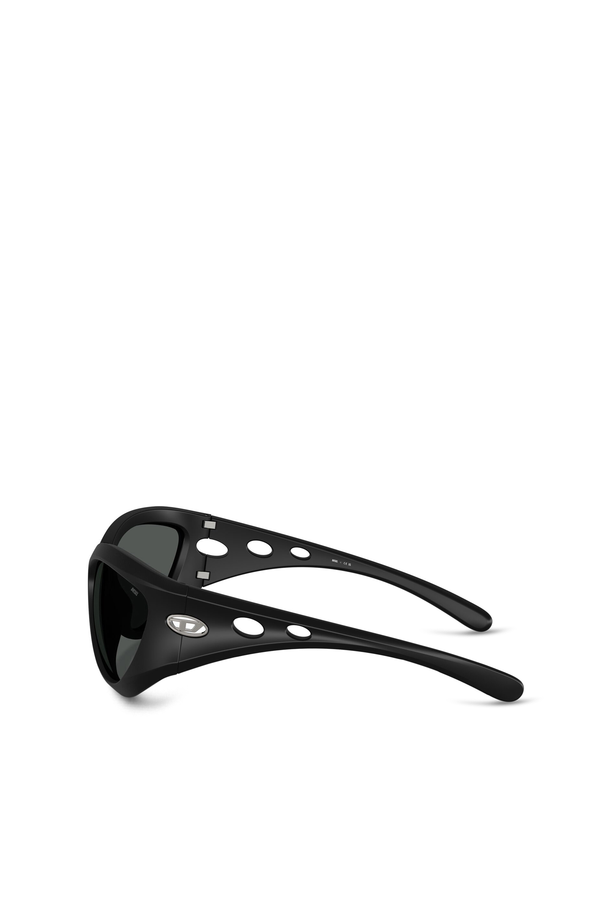 Diesel - 0DL3007U, Unisex's Cat-eye style sunglasses in Black - 3