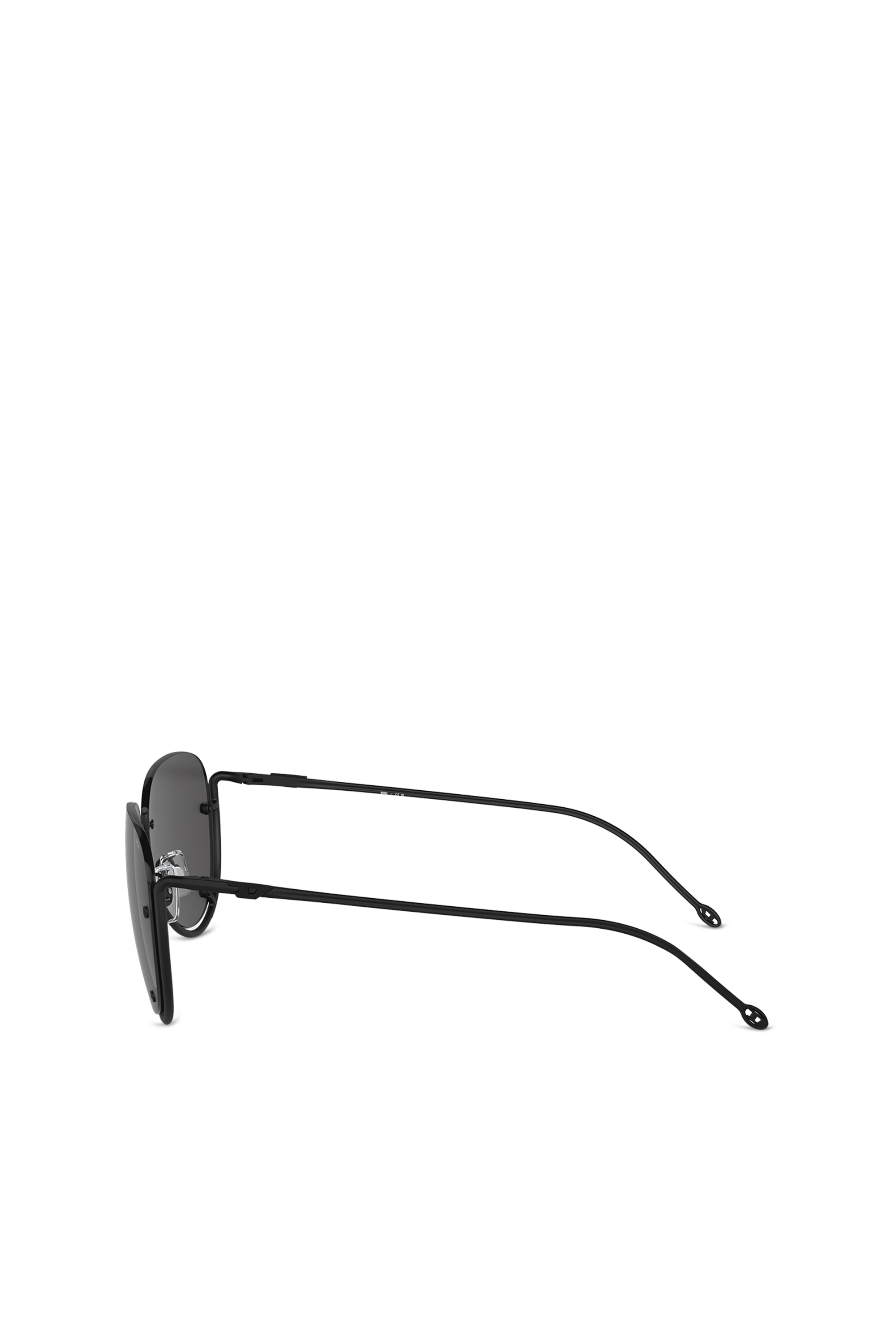Diesel - 0DL1003, Unisex's Pilot model sunglasses in Black - 3