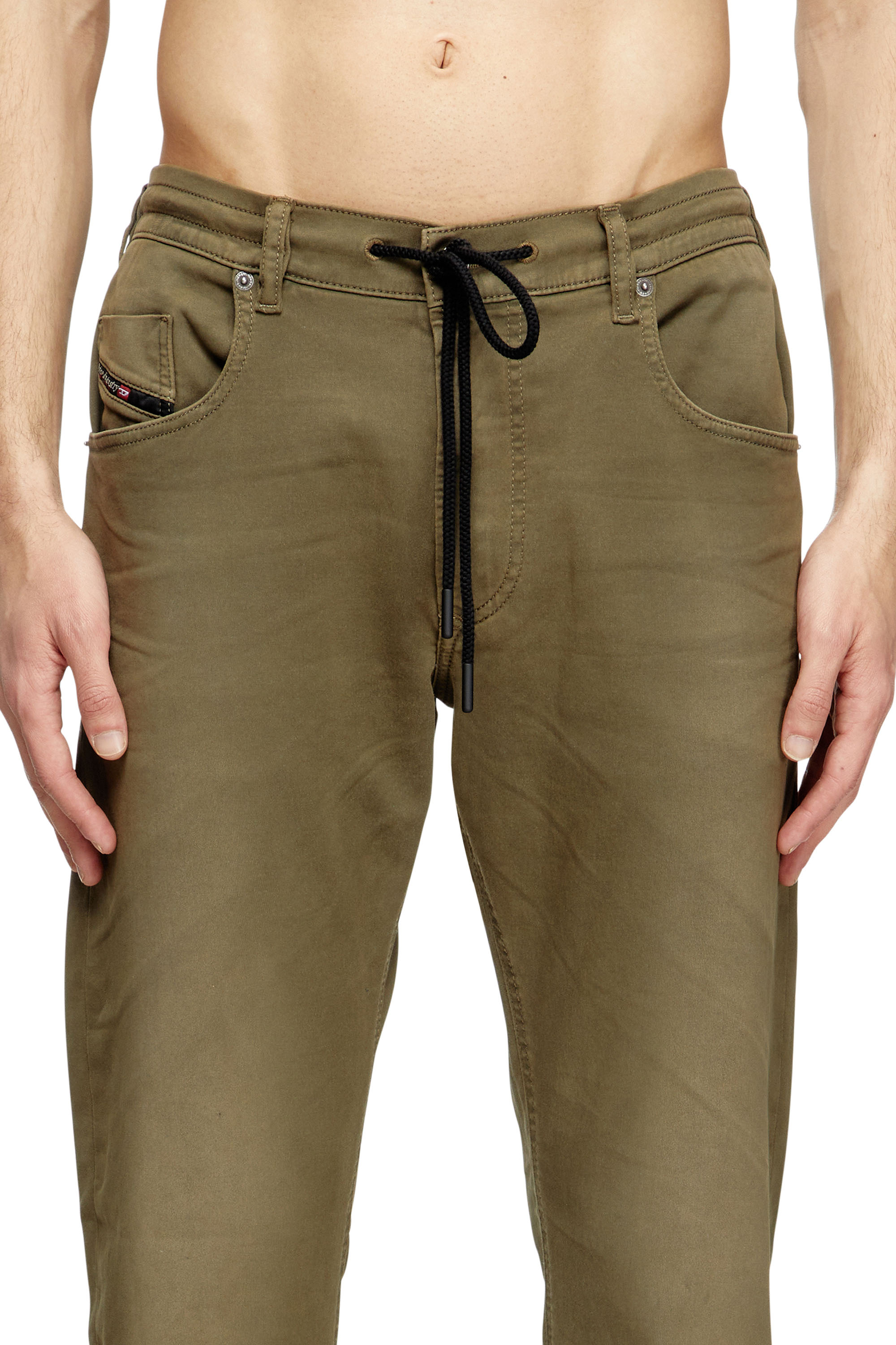 Diesel - Man's Regular 2030 D-Krooley Joggjeans® 0670M, Green - 5