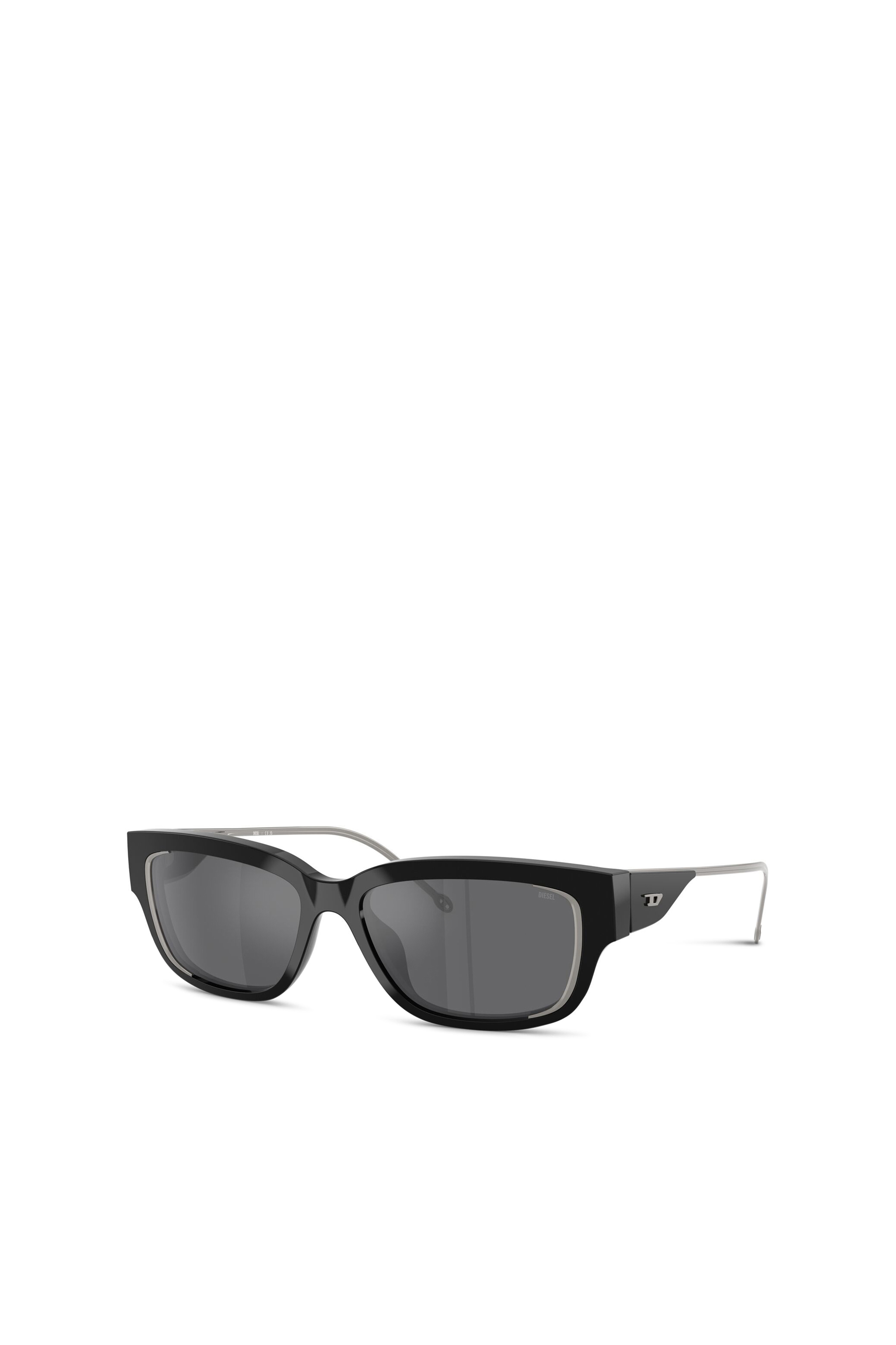 Diesel - 0DL2002 SIZE 56, Unisex's Rectangle sunglasses in Grey - 1