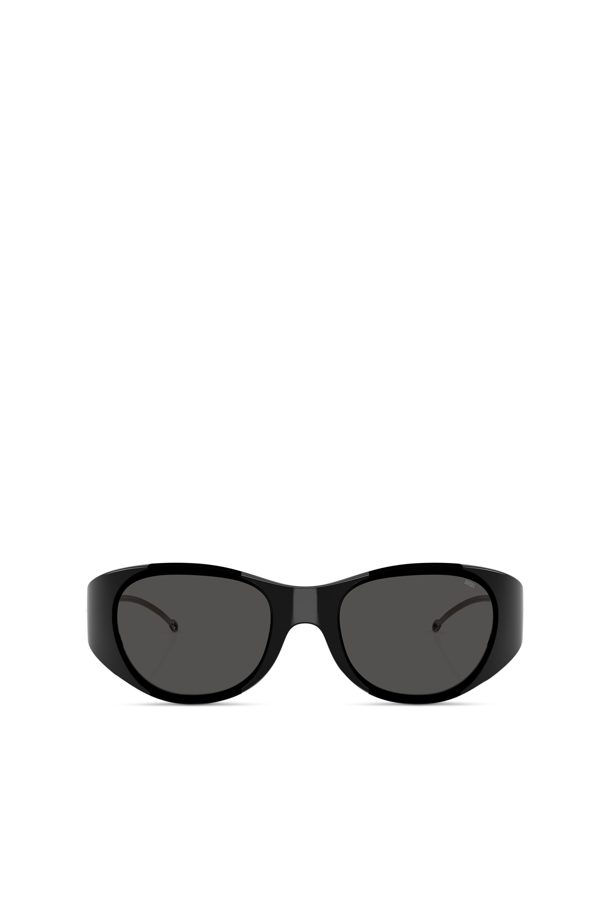 Diesel - 0DL3003, Unisex's Iconic oval sunglasses in Dark grey - 2