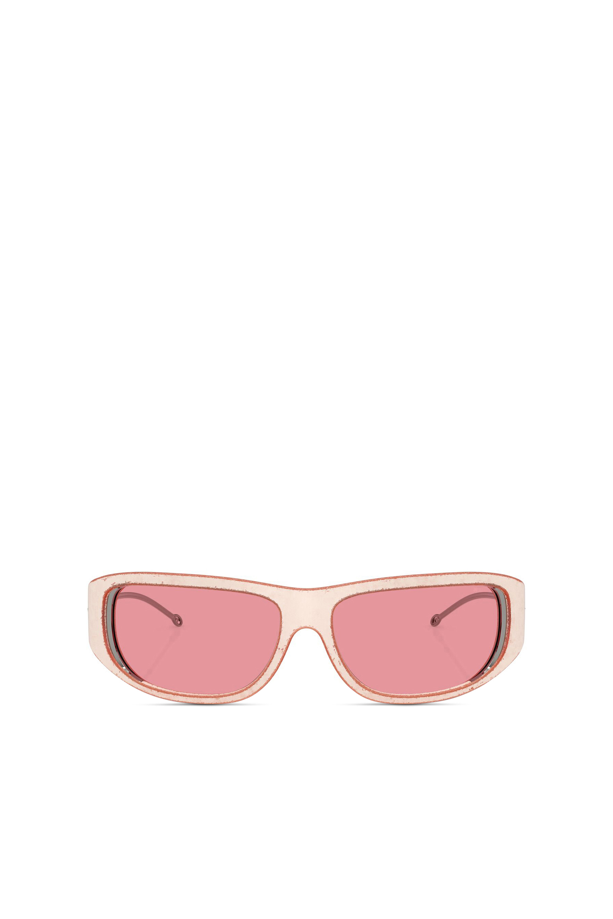 Diesel - 0DL3001 SIZE 61, Unisex's Wraparound style sunglasses in Pink - 2