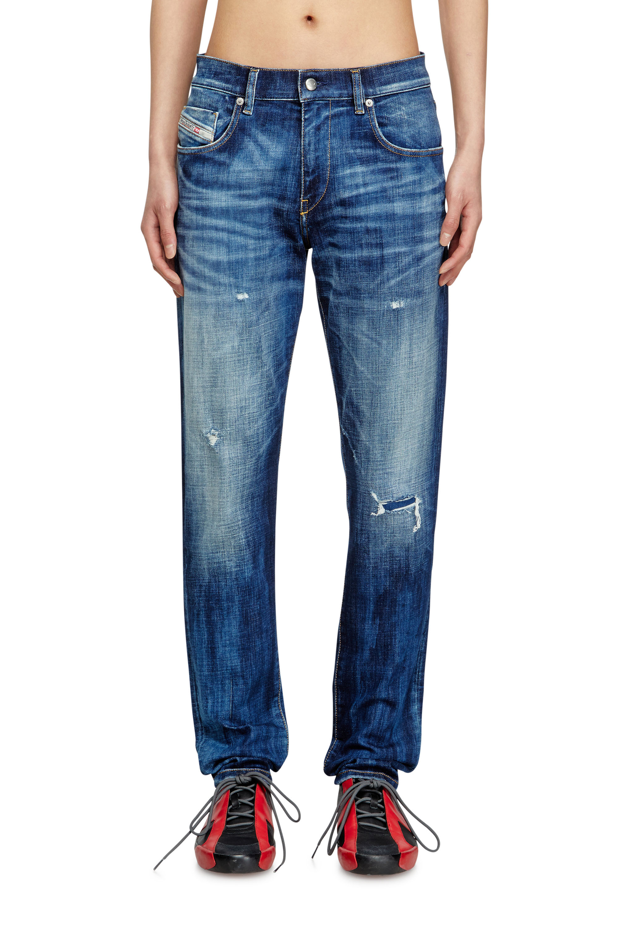 Diesel - Man's Slim Jeans 2019 D-Strukt 09M17, Dark Blue - 1
