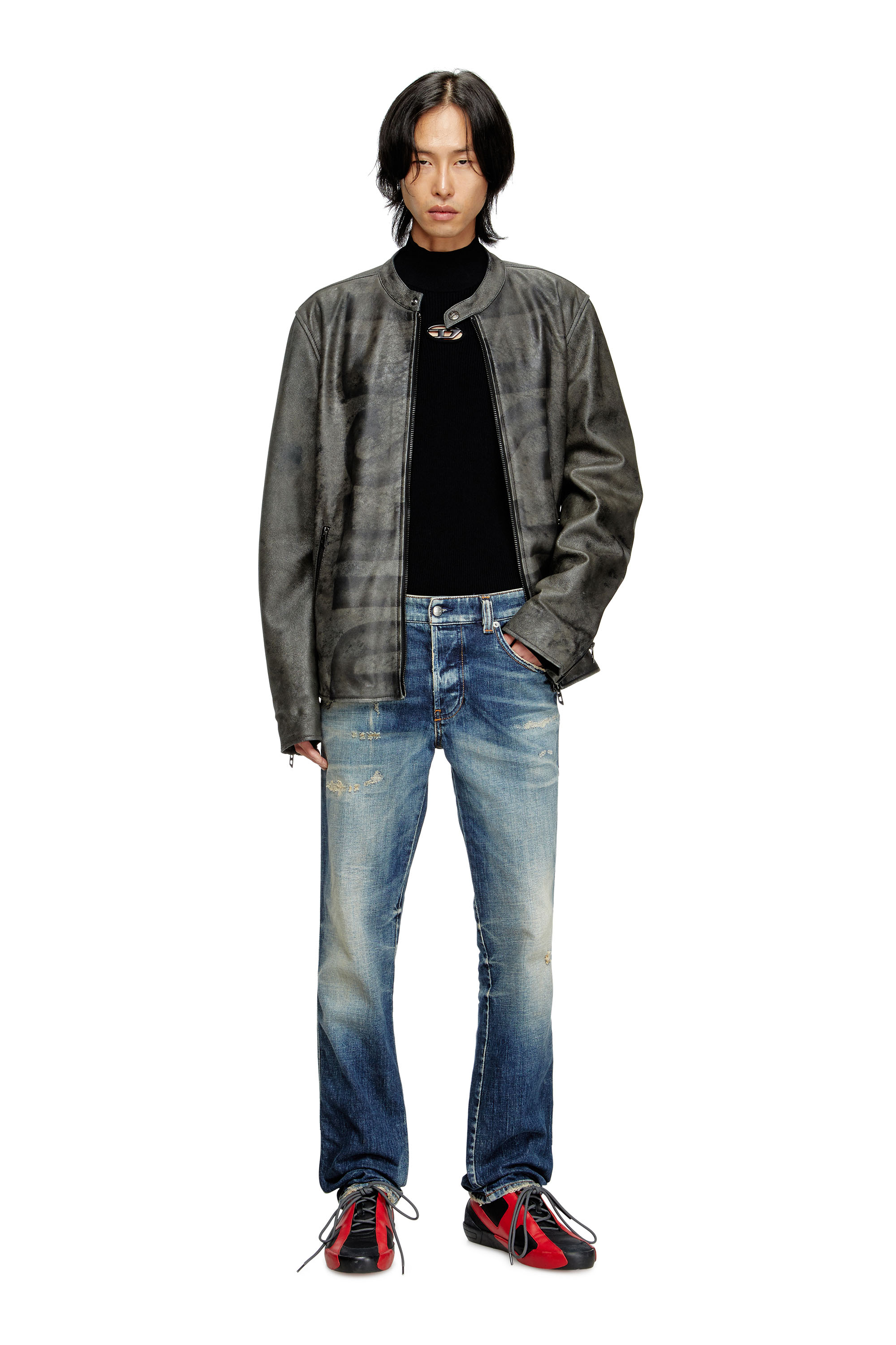 Diesel - Man's Slim Jeans 1993 D-Vyl 09M55, Dark Blue - 2