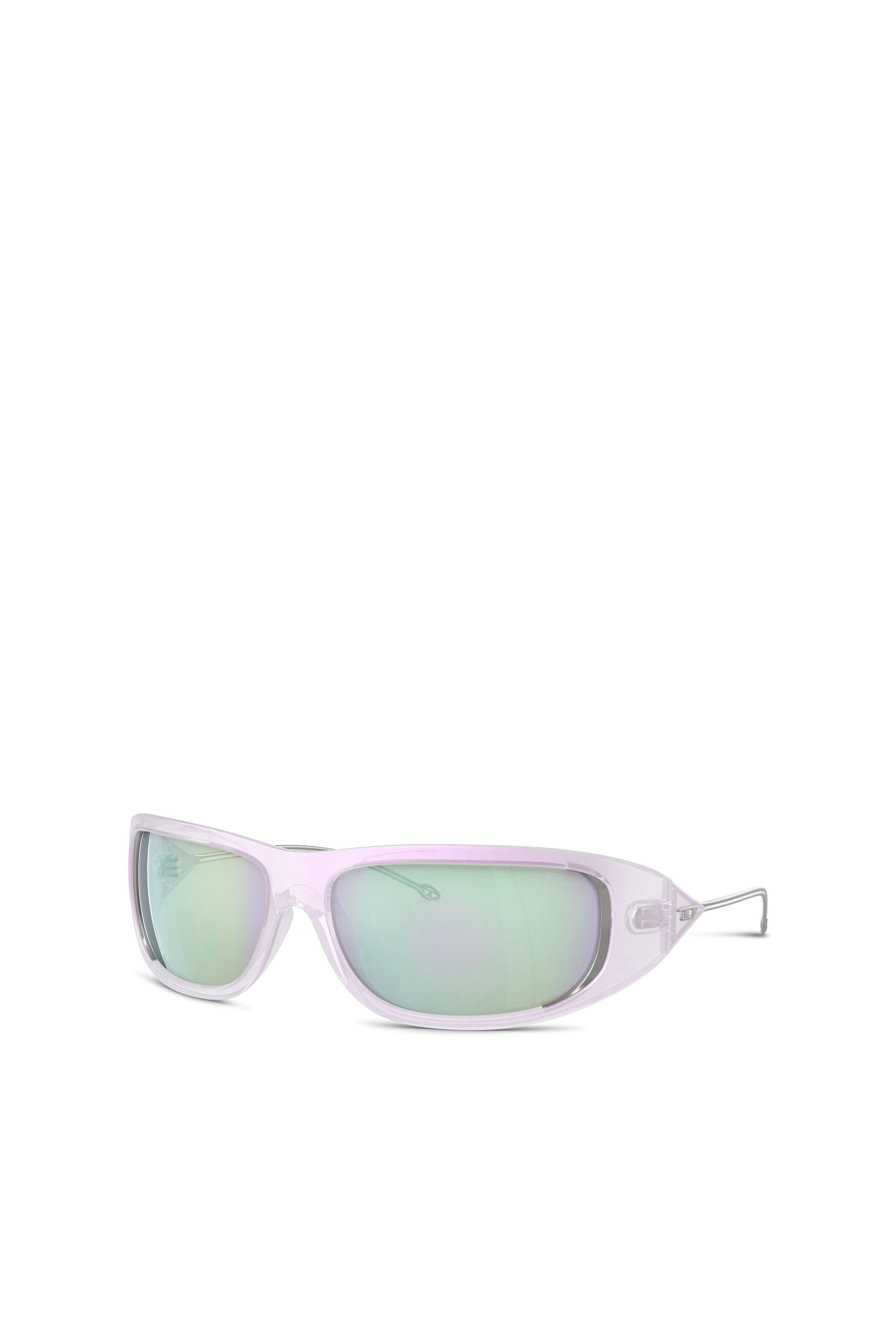Diesel - 0DL3001 SIZE 61, Unisex's Wraparound style sunglasses in Bubble - 1