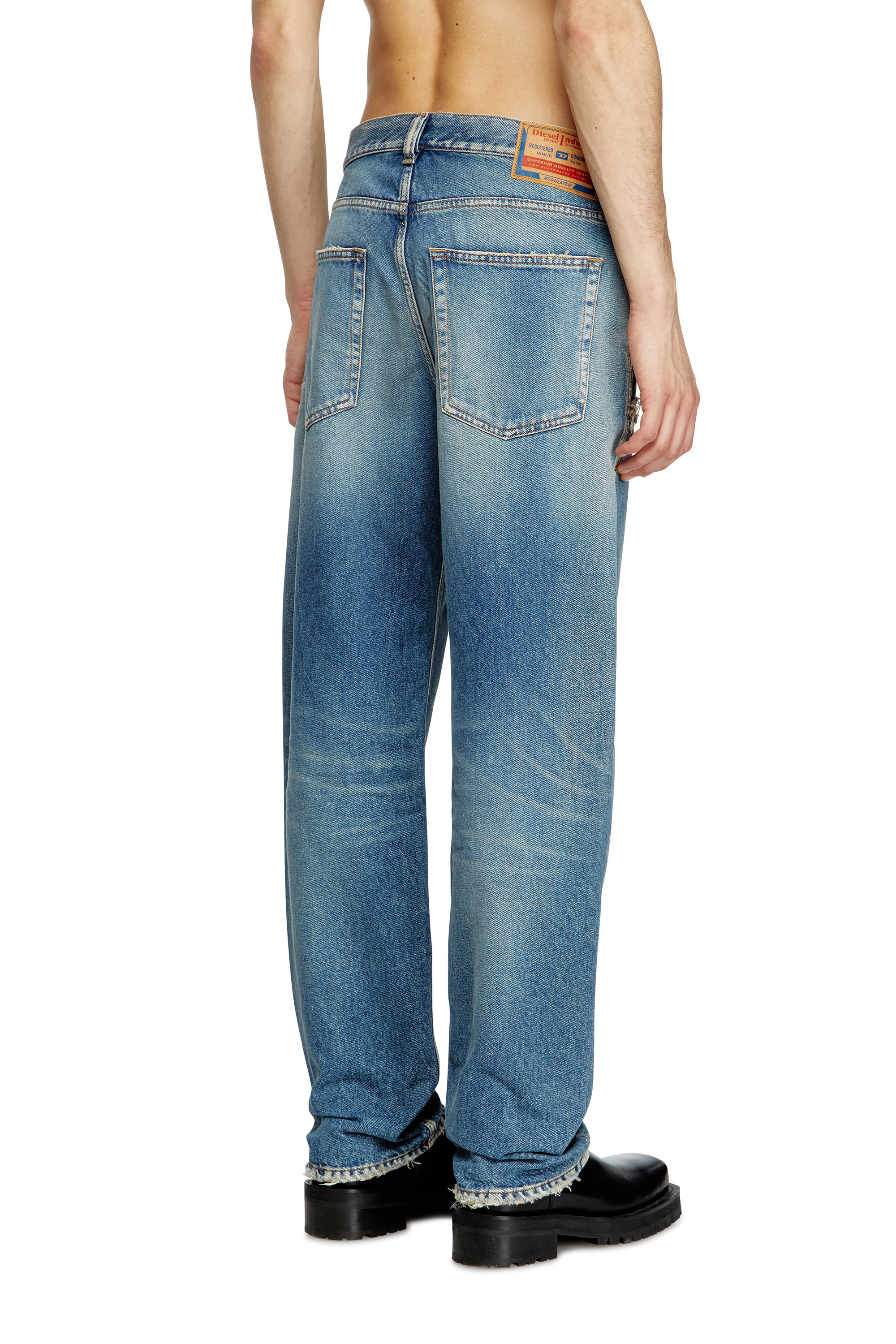 Diesel - Man's Regular Jeans 2024 D-Macs 09L43, Medium blue - 4