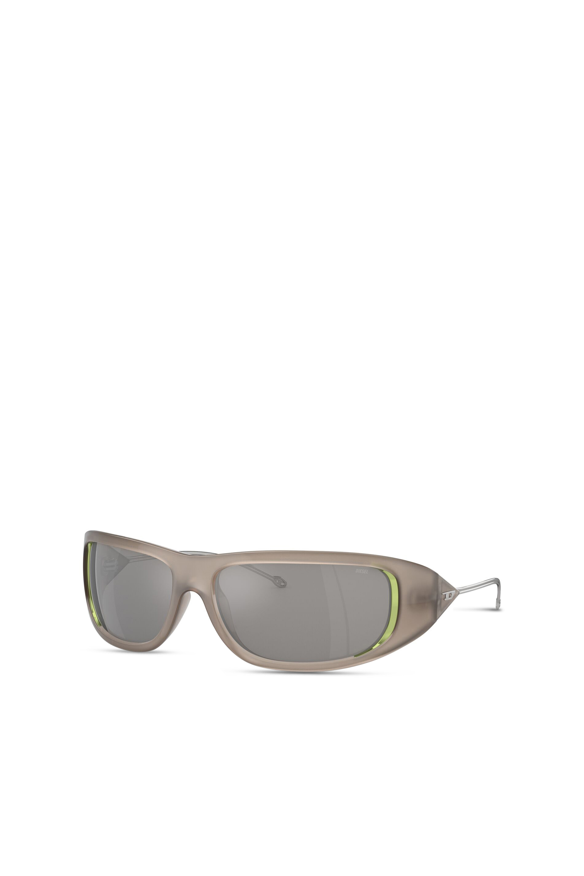 Diesel - 0DL3001 SIZE 61, Unisex's Wraparound style sunglasses in Grey - 1
