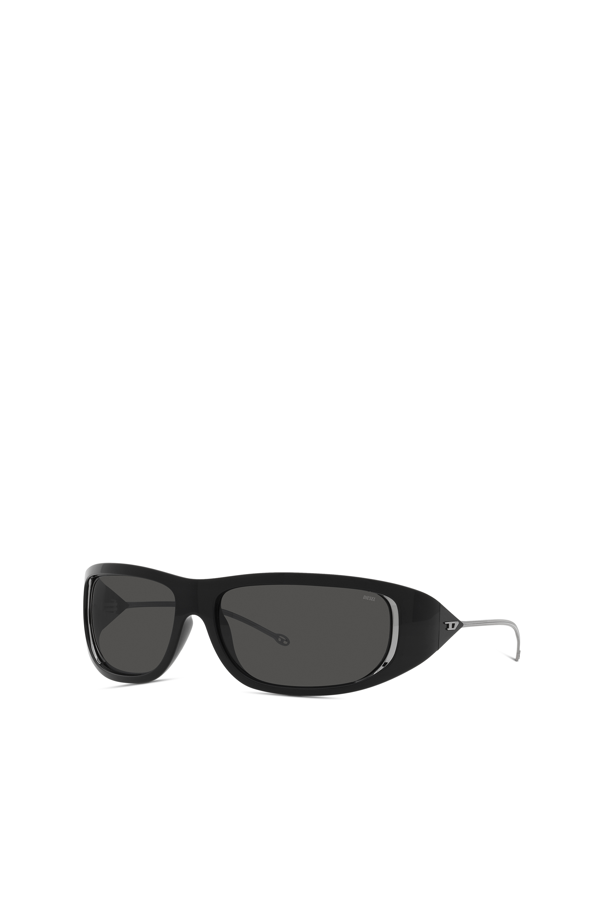 Diesel - 0DL3001 SIZE 61, Unisex's Wraparound style sunglasses in Black - 5